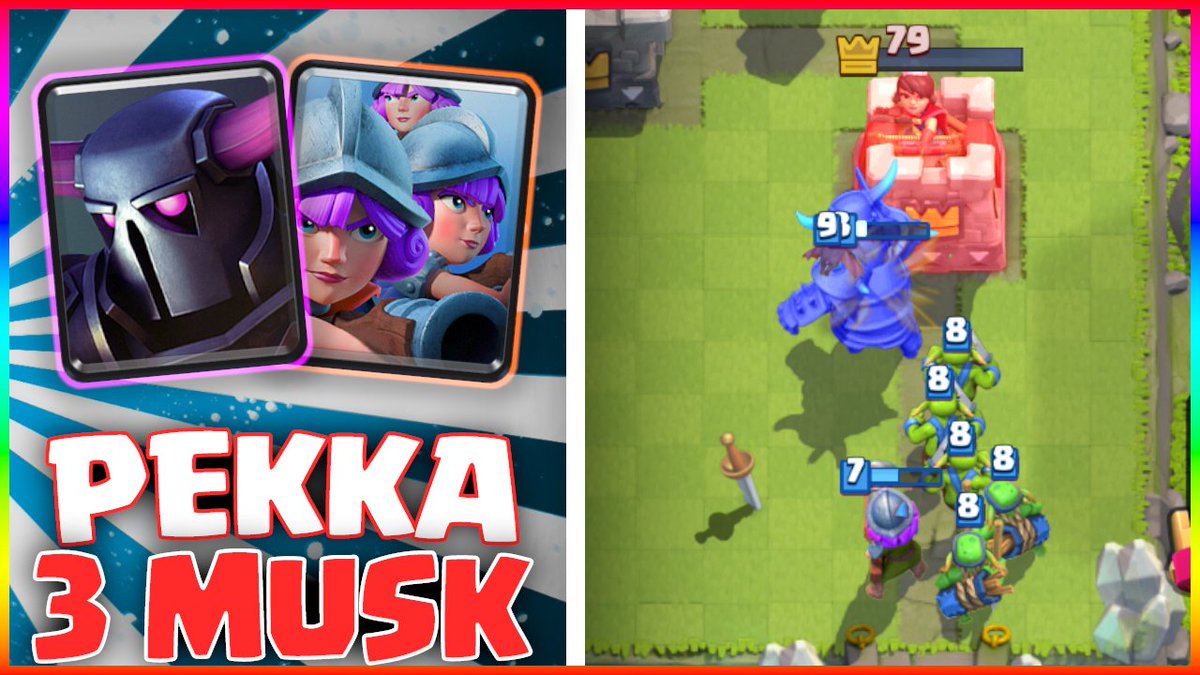 kingxavid1's tweet photo. BEST 3 MUSKETEERS DECK - HOG MOUNTAIN! New Arena 10 Pekka 3 Muskit Beatdown - Clash Royale! @ClashRoyale #clashroyale #gaming #pekka #3musketeers #win #arena10 #hogmountain
Check out the YouTube video here :-
https://t.co/zR6oMbKu2x https://t.co/uKTcYhKLNL