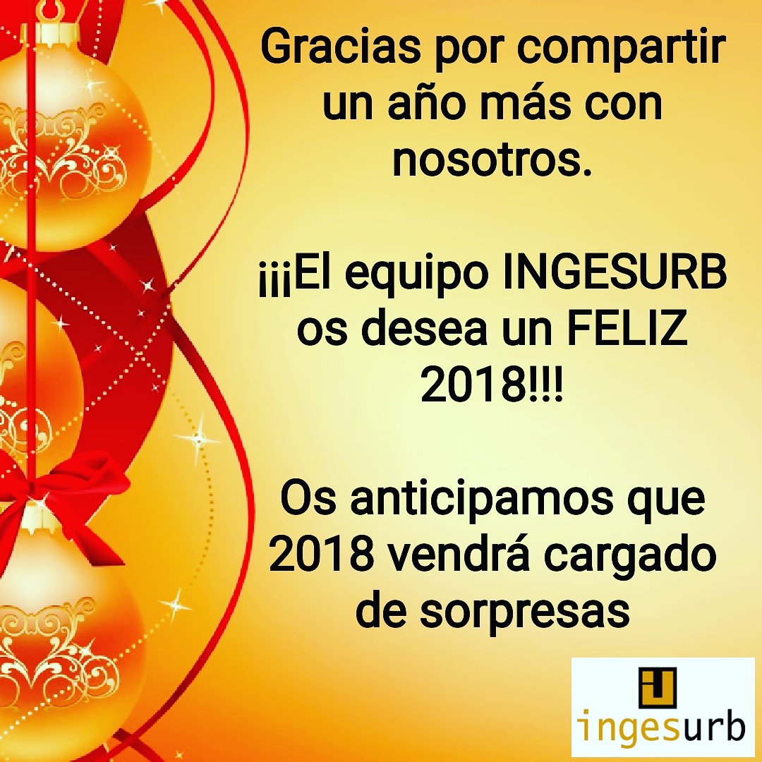 ¡¡¡¡FELIZ 2018!!!!
