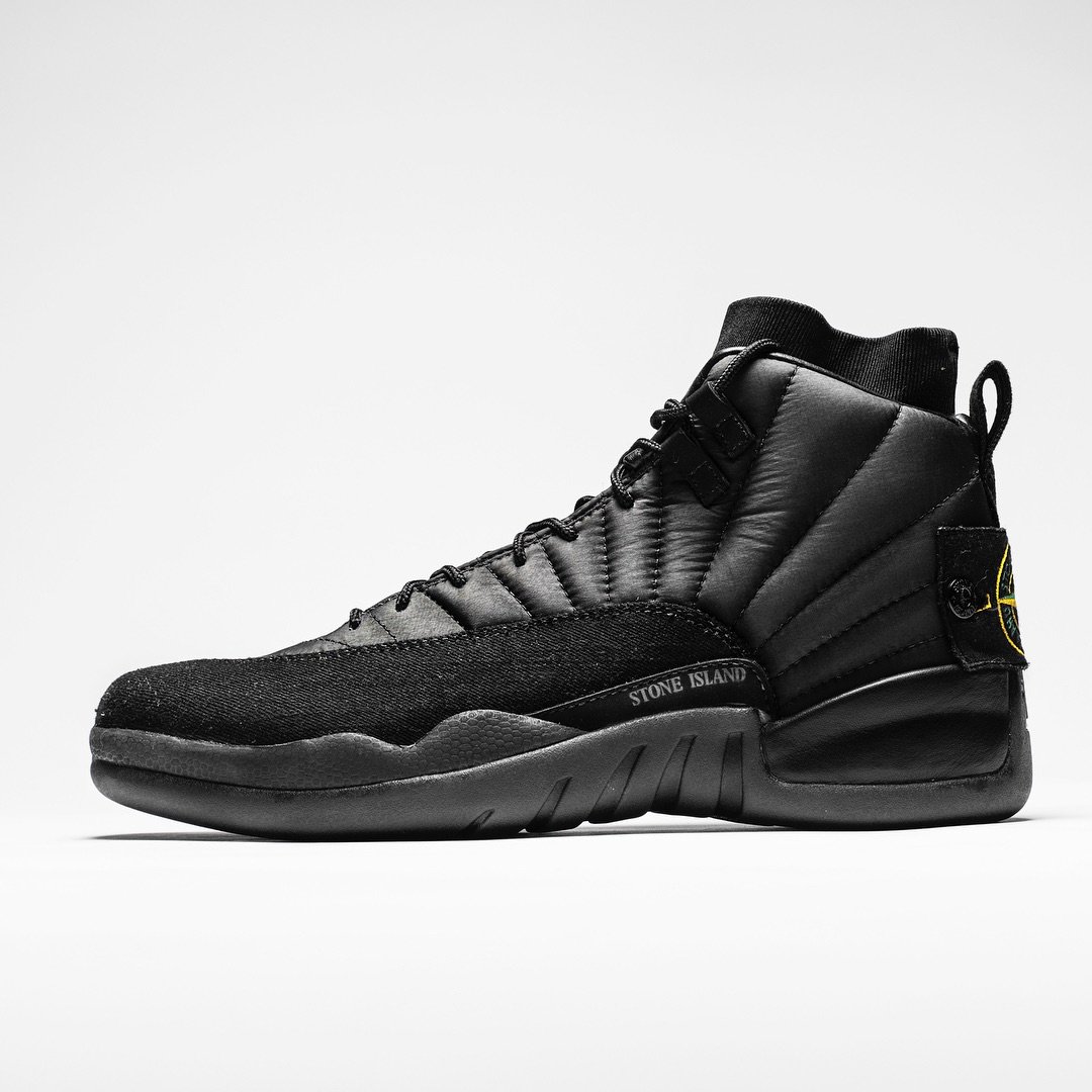 jordan 12 stone island