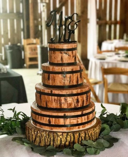 What do you think of this #unique wedding cake design?! 😍 

#ChenaultVineyards #RichmondKY #WeddingPlanning #WeddingCake
[📸 @elizabethlowrycakes]