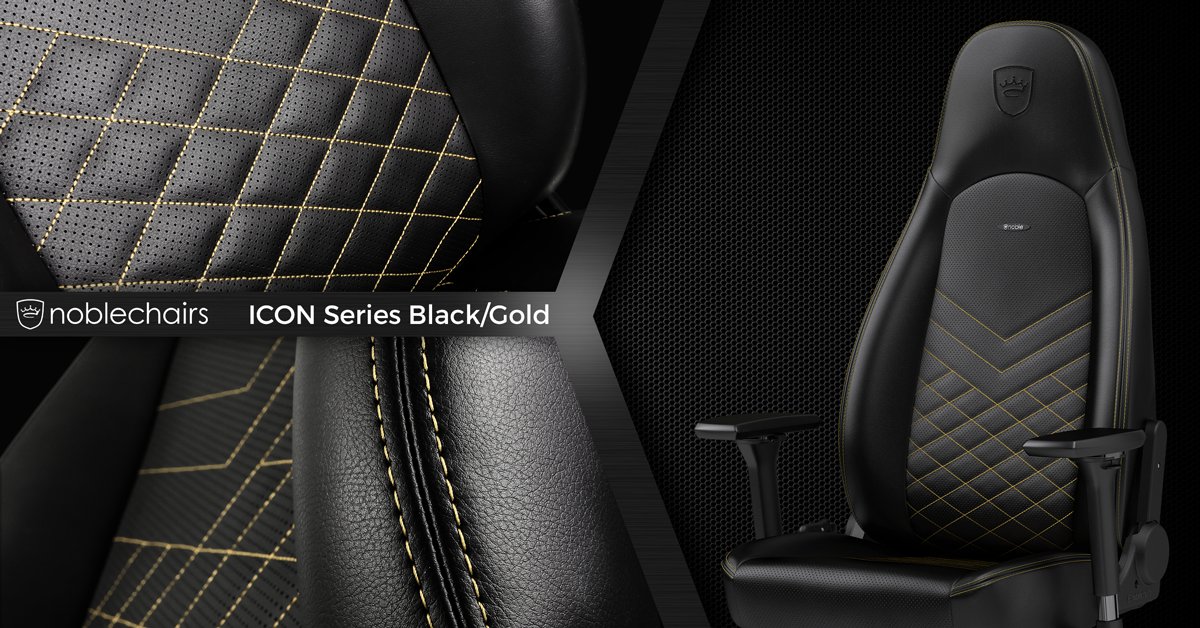 Noblechairs On Twitter The Icon In Black Gold Is Worth Its