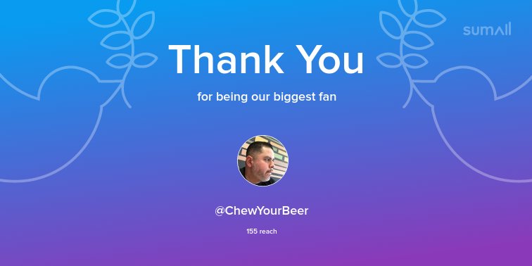TheBeerLifeLA's tweet photo. Our biggest fans this week: @ChewYourBeer. Thank you! via https://t.co/fzNTRizJAS https://t.co/Bl6ImG0RsS