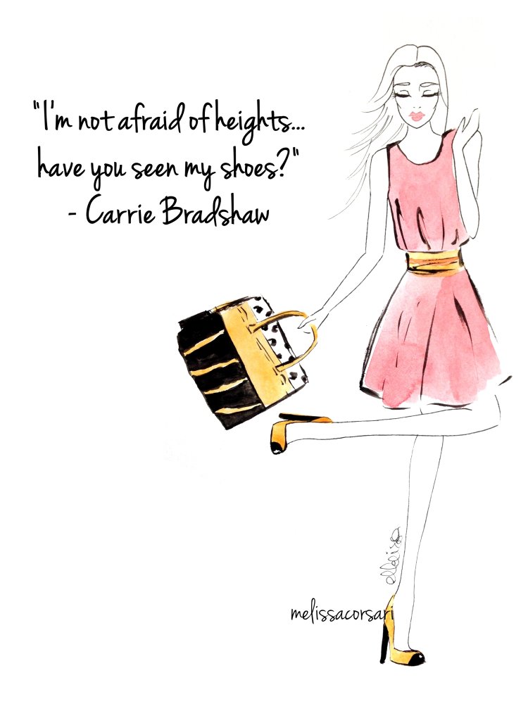 HolisticVoice's tweet photo. "I am not afraid of heights. Have you seen my shoes? #CarrieBradshaw #SexAndTheCity https://t.co/oyBKnJrvsx https://t.co/HhxWA6gYPO