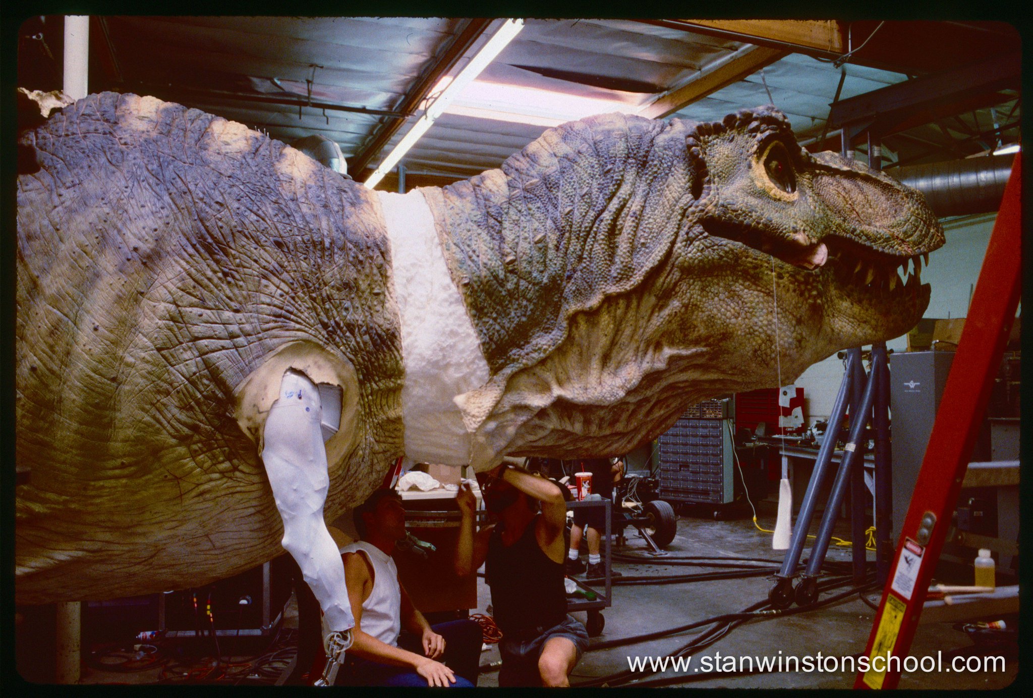 Stan Winston School on Twitter: "The almost ready T-Rex from The Lost