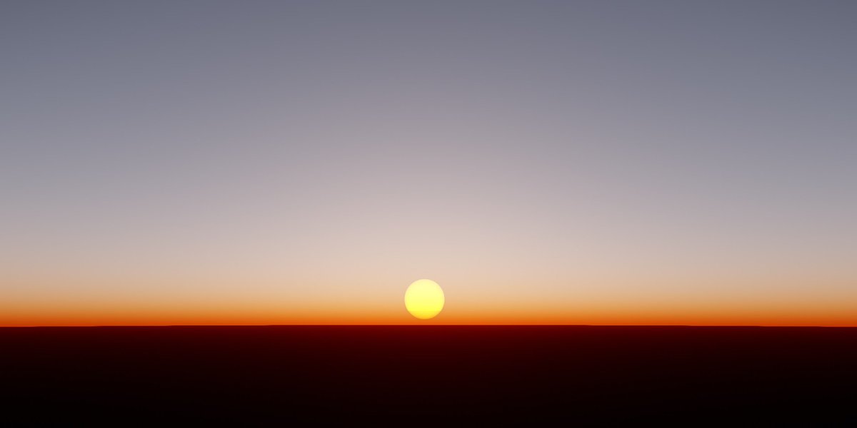 Rui_cg's tweet photo. A new sky scattering with ozone #MMD https://t.co/Gd1URJ0sAI