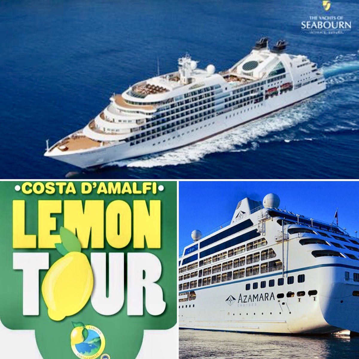 salaceto's tweet photo. Good news for 2018 .... #azamaraclubcruises & #seabornecruises #topclass with our #amalfi #lemontour ... #partners #educationaltour #amalfilemons🍋 #familyfarm #familyfactory #limoncello #organicfarm #excursions #LemonMind🍋 #cruises #cruiseship https://t.co/F556gLxx7n