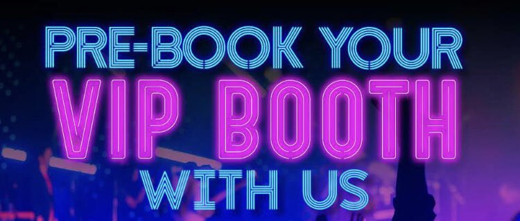 SlugSheffield's tweet photo. Who’s ready to be treated like a VIP tomorrow? We have 2 booths left 😉 https://t.co/Jy2EE7Zb35