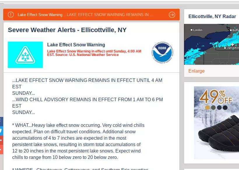 EasternDYAP's tweet photo. @holidayvalley has more #Powder on the way! Not even January yet... keep this up and we will have one awesome #EDYAP Seminar in March! Register now on the @East_SkiPatrol web page, under Young Adult Tab! #NSP #HeadingToHoliday #FutureNSPLeaders https://t.co/CbbBgFdEKu