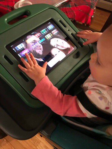Check out our friend Edith enjoying her iPad with the help of TabletTable. Diagnosed with Cerebral Palsy (Hemi), Edith’s left side is affected.  Mom is happy to see her daughter “using BOTH hands with the help of her TabletTable!”
Learn more at TabletTable.net