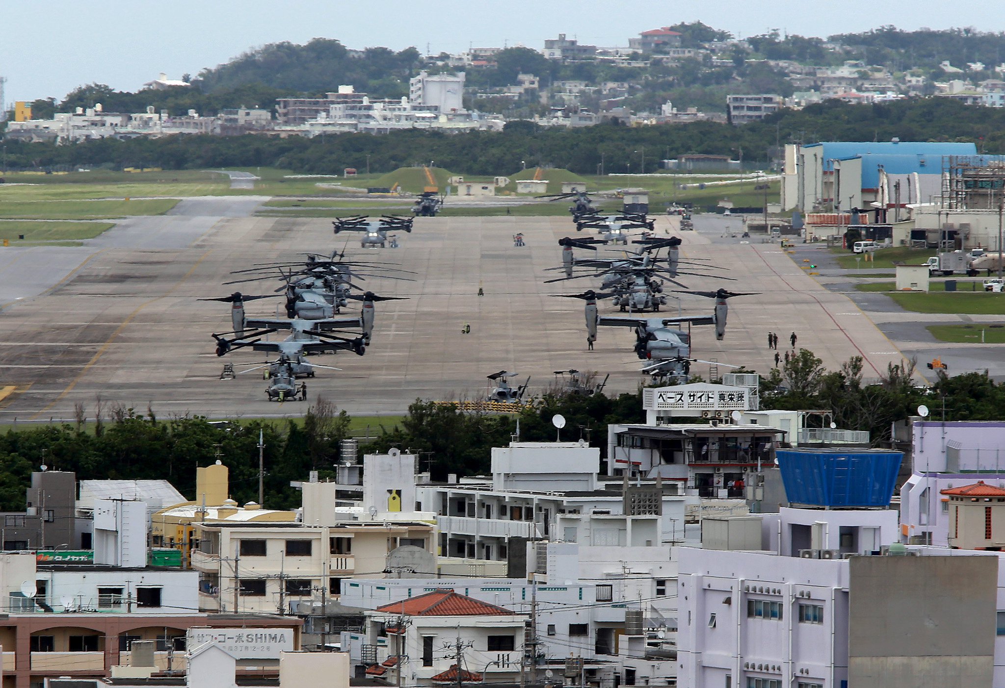 Военная база США В Японии на Окинаве