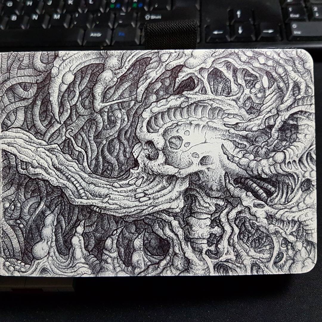 AlbertFisk's tweet photo. Ballpoint pen in sketchbook.
#Albertfisk #art #ballpointpen #bic #sketch #sketchbook https://t.co/2qnKiBL2TN