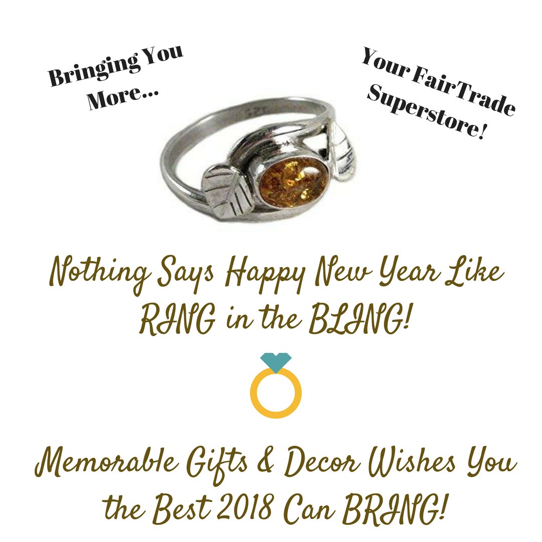 giftfairtrade's tweet photo. Happy New Year 2018 - Memorable Gifts &amp; Decor Loves Our Customers https://t.co/nXKJUaxq77 Ring in 2018 with Bling! #newyearseve #newyear2018 #SaturdayMorning #Bling #BLINGBLING #jewelry #jewellry #necklaces #bracelets #rings #artisan #fairtrade #memorable https://t.co/ewg6VRcbqT