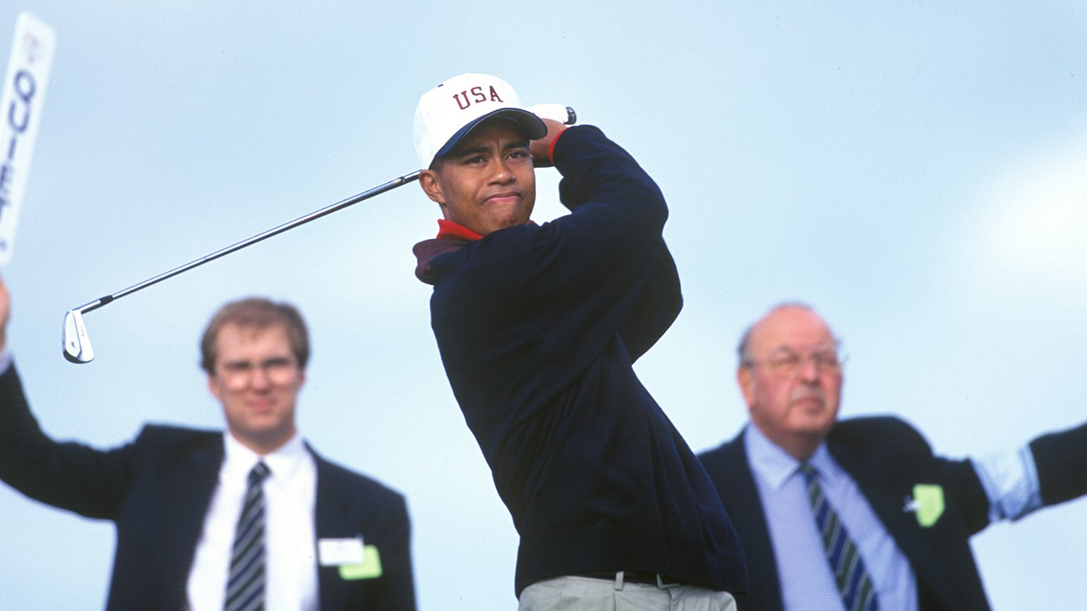 Before 14 major titles, he represented the USA in the 1995 Happy birthday to Tiger Woods! 
