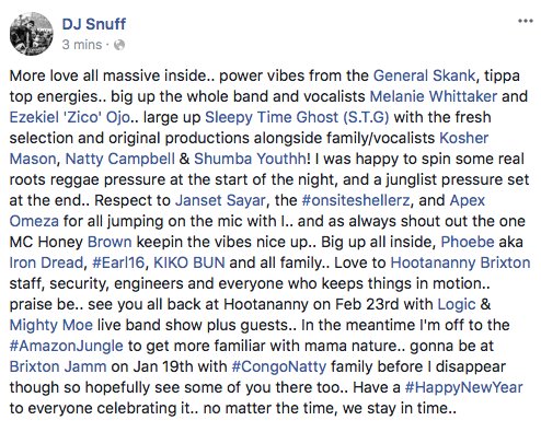 About last night.. more love to <a href="/_generalskank/">General Skank</a> <a href="/sleepytimeghost/">Sleepy Time Ghost</a> <a href="/BKosherno1/">Kosher</a> <a href="/NattyCampBell/">Nate Campbell</a> <a href="/ShumbaYouth/">Shumba Youth | RIGHT WAY - Out Now</a> <a href="/JansetMusic/">Janset . Music</a> <a href="/Irondread/">Irondread</a> @Unit137 <a href="/KikoBunOfficial/">KIKO BUN</a> #Earl16 and all inside <a href="/HootanannyBrix/">Hootananny Brixton</a>