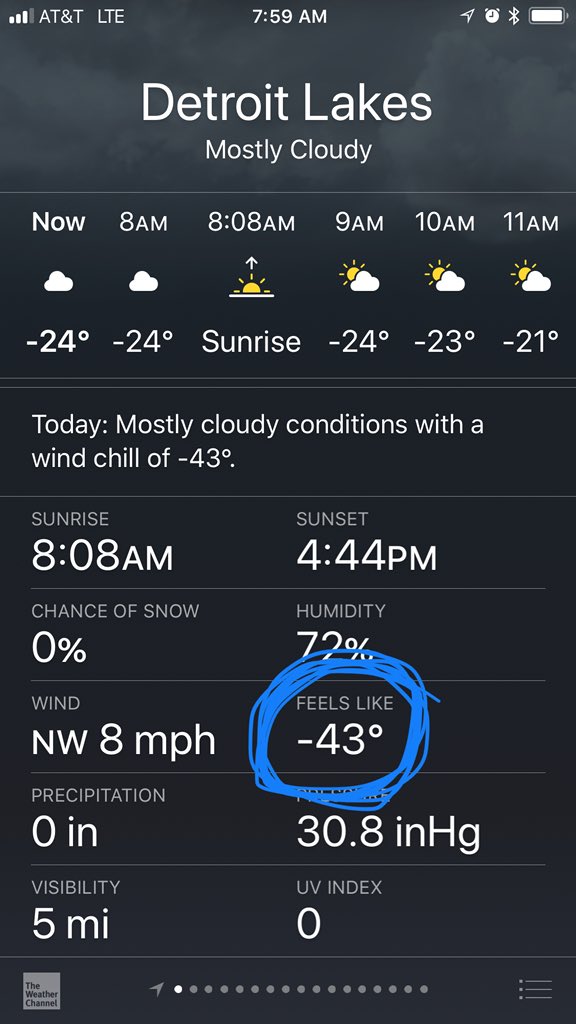 shabangomang7's tweet photo. -24 feels like -43. . . Not sure I want to get out of these flannel sheets . . . Mind over Matter - there is a full mystery day ahead of us on the road to Minneapolis to clinch a 1st round bye. #ifihaveto #babyitscoldoutside #vikings #faceisbluetoday #facewillbepurpletomorrow https://t.co/k3aLnrpdh8