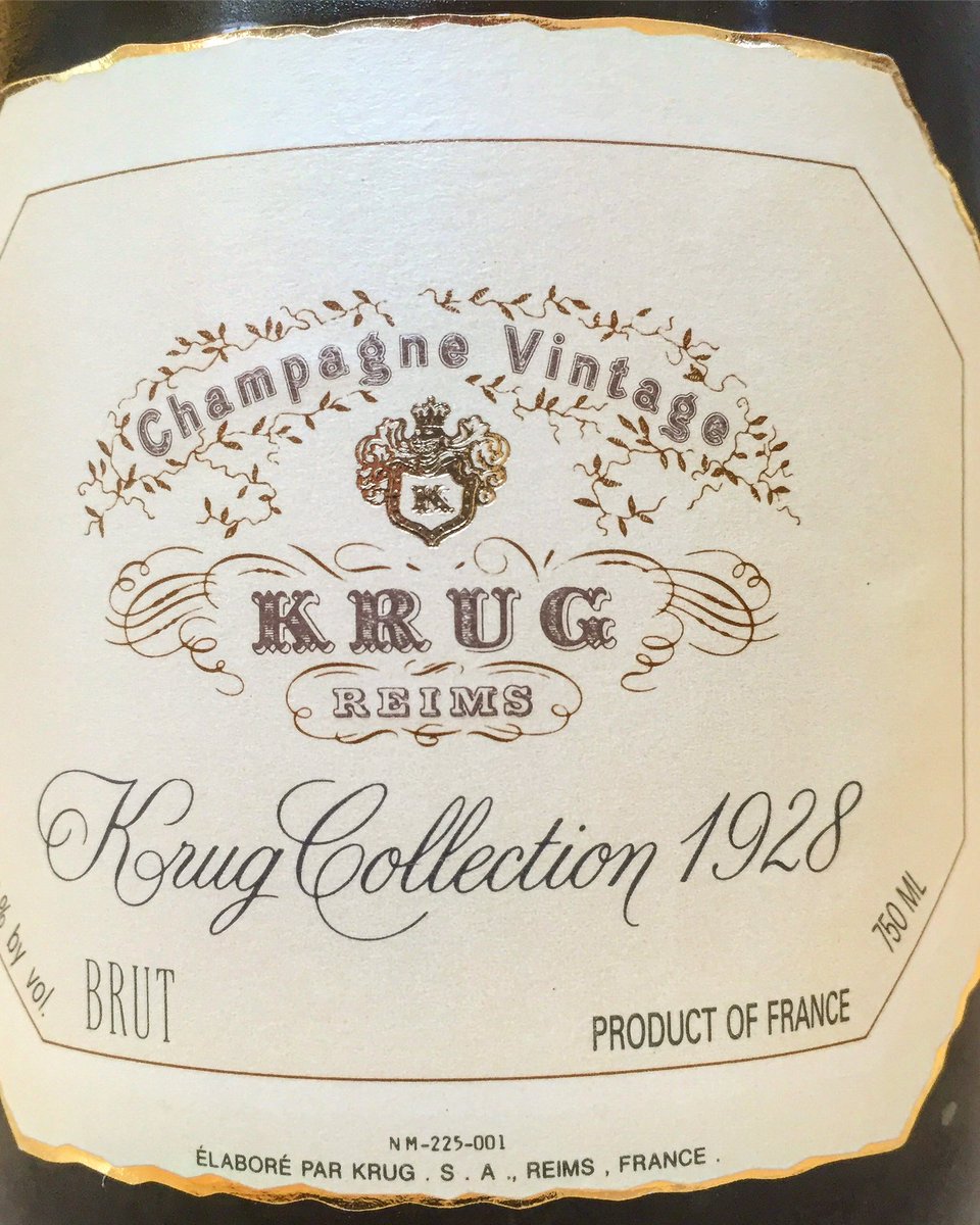 Among the "amazing 8's vintages", I believe this is the most legendary. Have you heard of it? #amazing8s #Krug #Krug1928