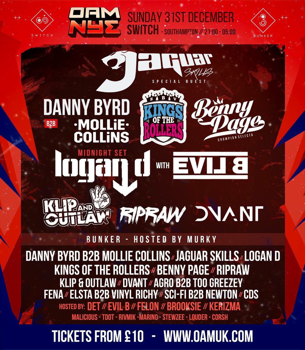 8 tickets remain for tomorrow evening... we're giving it 30 minutes until it sells out! 

Purchase here: fatsoma.com/Switchsouthamp…