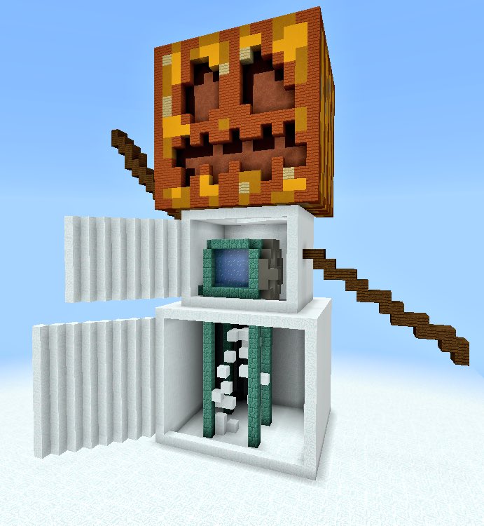 Twitter 上的 ぬまっち マイクラ建築60分一本勝負 第110回わんくら テーマ かまくら 雪だるま スノーゴーレムの中身 無限に雪を作り出すスノーゴーレム 仕組みは案外単純かもしれませんよ 17年最後のわんくらですね 来年も引き続き参加するのでよろしく