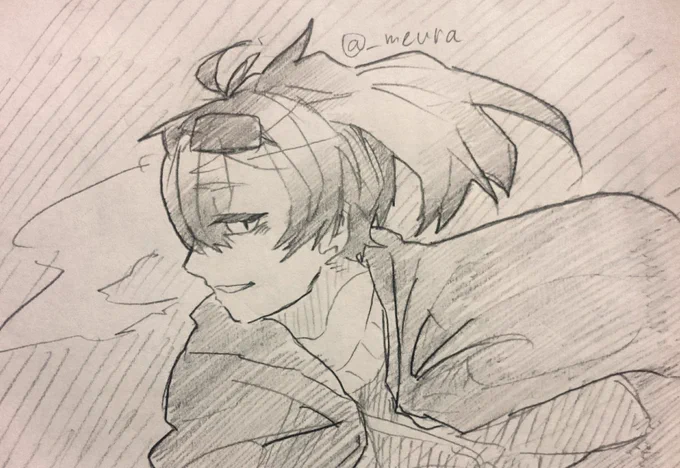 夜の砂漠は寒いらしいのでミクさんへマントを。できればカップヌードルをあげたいな。
#深夜の真剣お絵描き60分一本勝負 
(だいにだん) 
