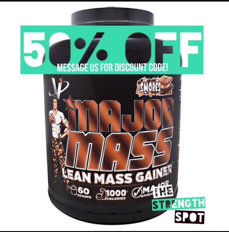 SammiSweetheart's tweet photo. 50% OFF this protein!! @thestrengthspot use code: MASS50 at checkout! Shop here now before product sells out! Such a great deal! https://t.co/VQGcAvLnIz https://t.co/BwOAjR69bz