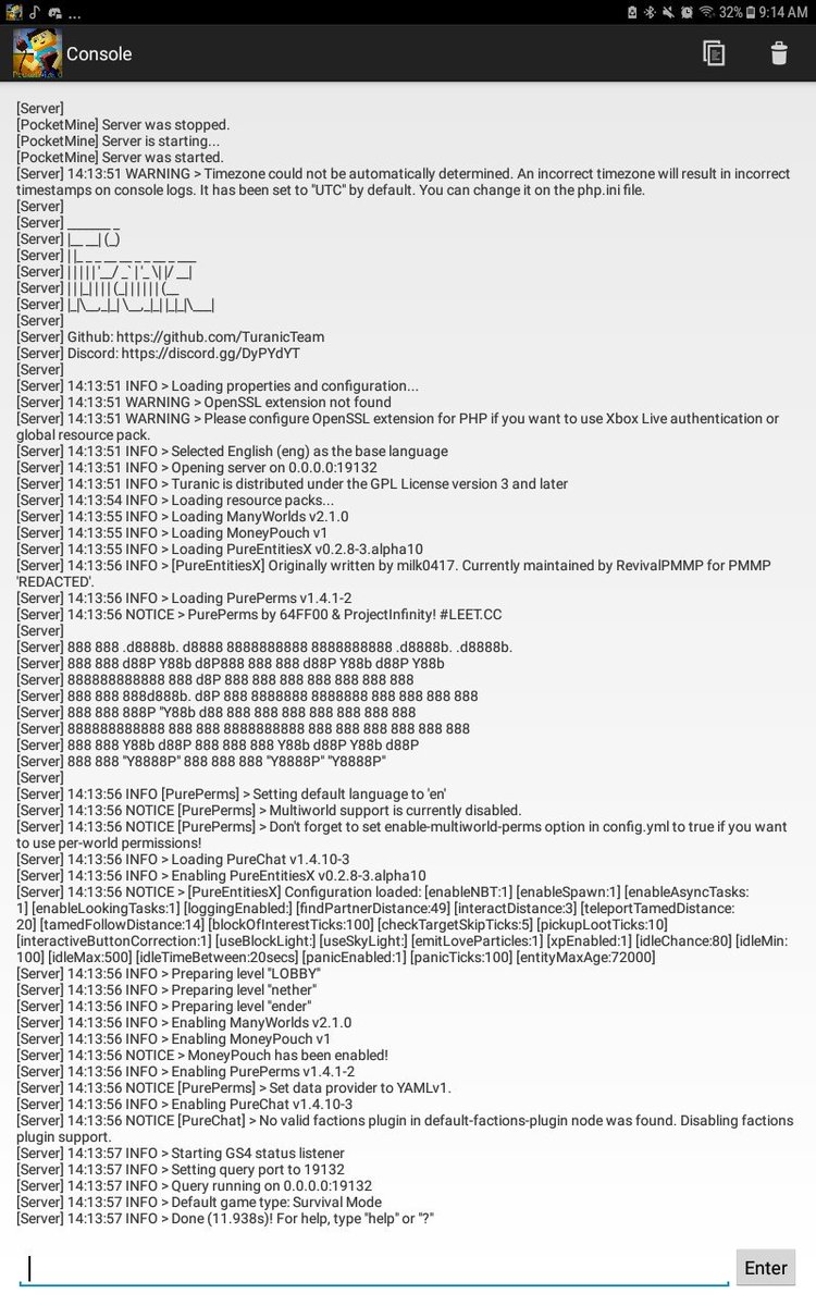 ComedyAnimated's tweet image. Turanic supports 1.2.8 plugins!