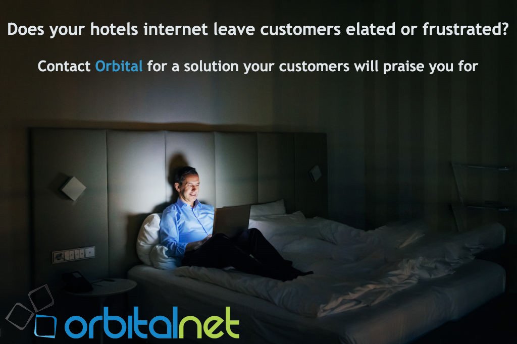 Keep customers happy at your #hotel with the best #Fibre connectivity available from Orbital Net. Contact our solutions team for more information or visit our website orbital.net