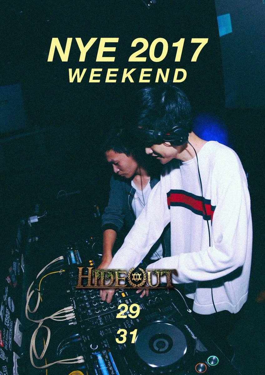 karlchuaa's tweet photo. Playing our first NYE gig tomorrow at Hideout! We're on at 12 midnight. 😉🎉 https://t.co/UgtFlzuXfY