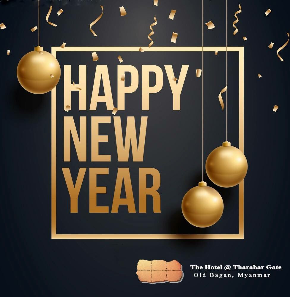 HotelAtTharabar's tweet photo. The staff &amp; management wish you prosperity, health, love and happiness for this New Year!!🎈🥂🍾🎉⛄️🍹❤️

#HappyNewYear2018 #TharabarHotel #OldBagan https://t.co/thsciREW2g