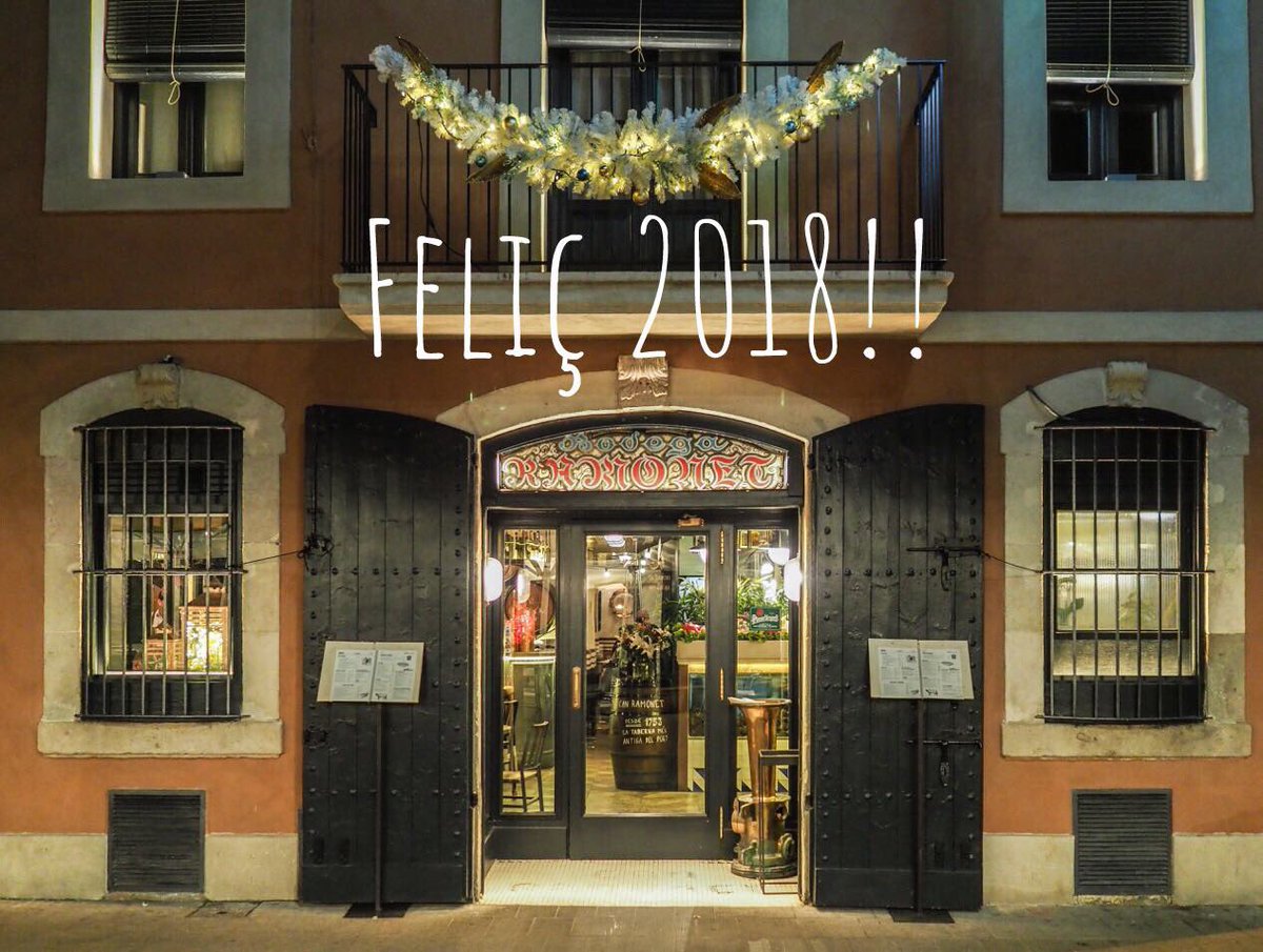 grupramonet's tweet photo. Grup Ramonet us desitja un Feliç 2018!!! https://t.co/UovXfBCM7R