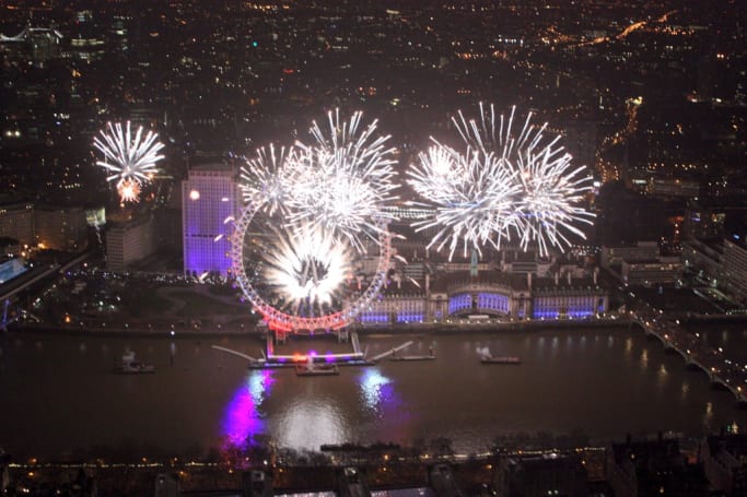 The Mayor's fireworks display is ticketed and is
now sold out. If you want to see the fireworks, our advice it to stay at home
and watch them from the comfort and warmth of your home #LondonNYE