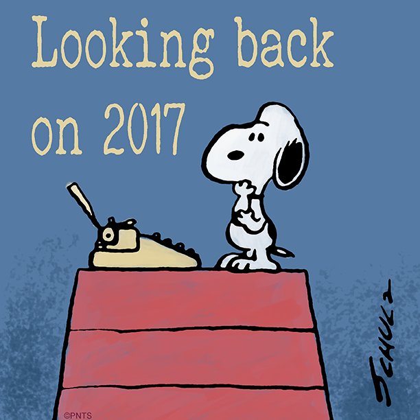 Snoopy's tweet photo. Remembering 2017. https://t.co/uE13wEnkcE