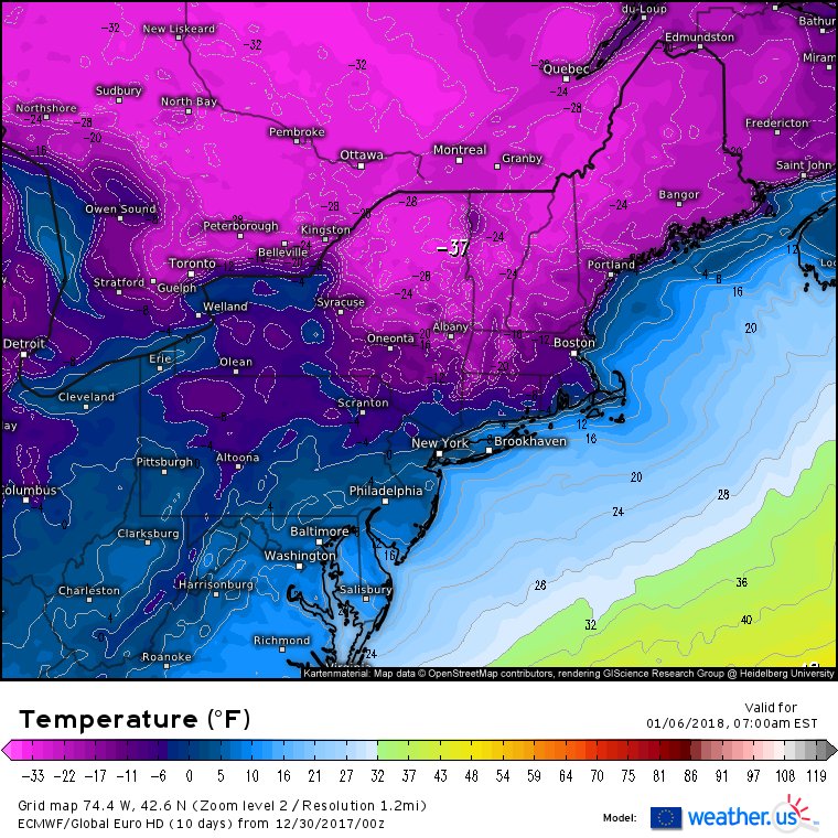 Weather Us Model Charts