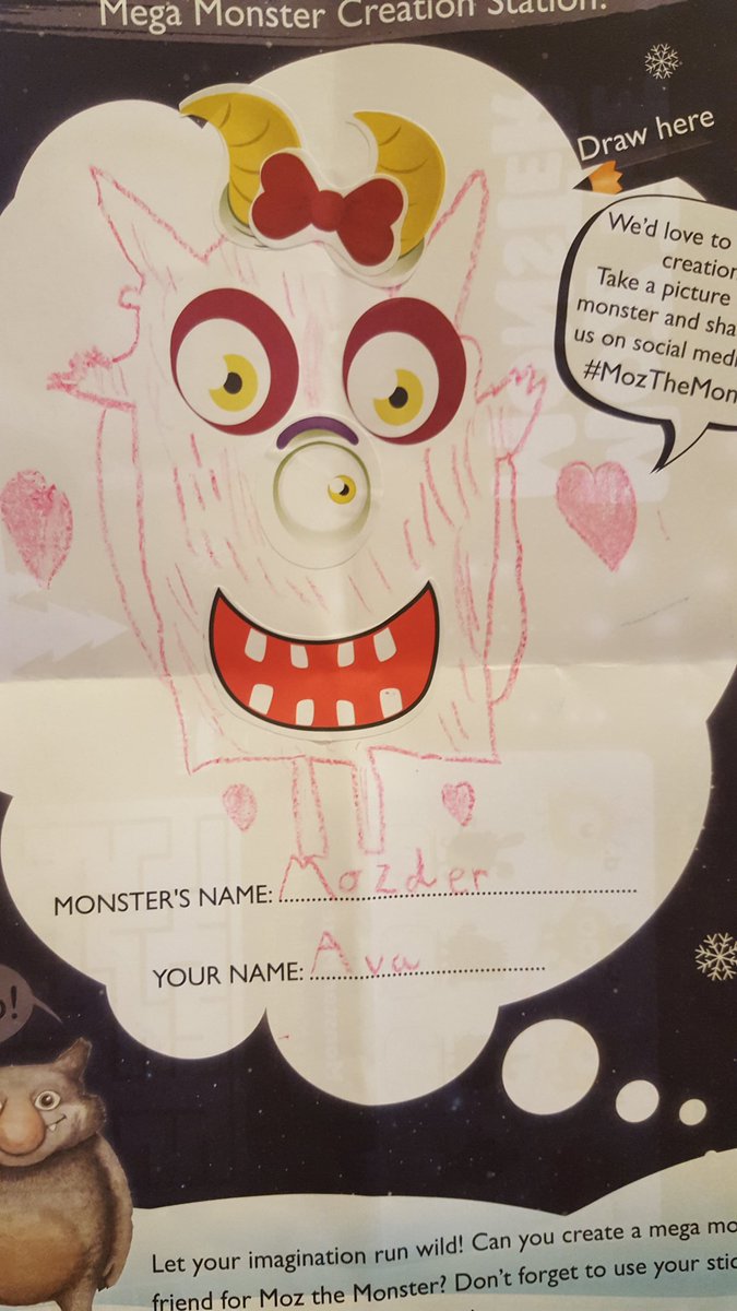 Say "Hello" to MOZDER #MozTheMonster #JohnLewis