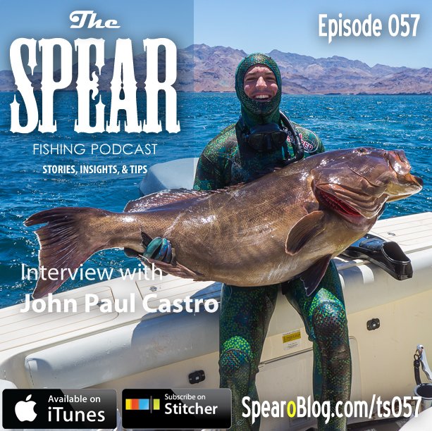 The Spear Podcast Ep. 57 John Paul Castro’s Spearfishing Journey! bit.ly/1Oos5NI #adventure #spearfishing