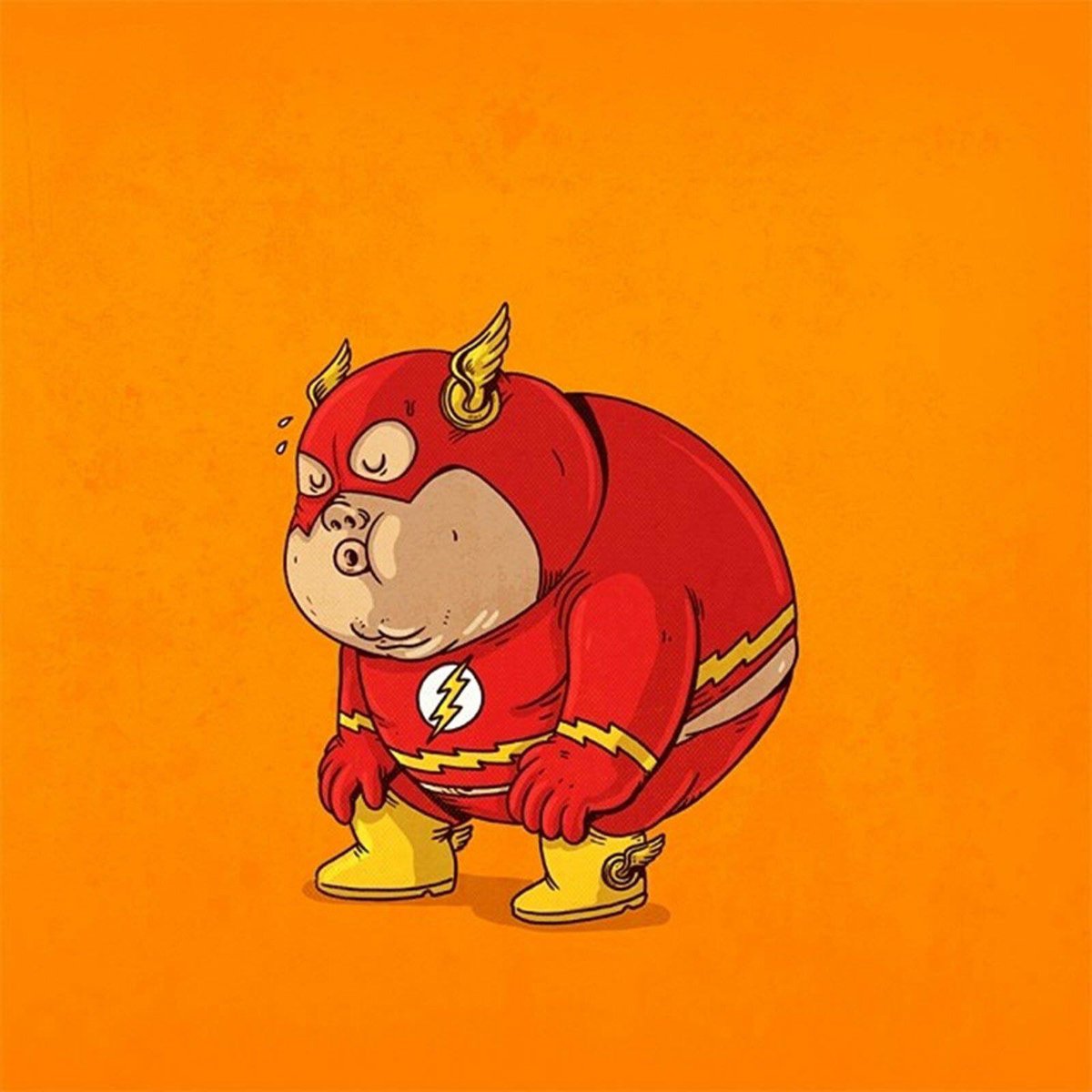 heroisherois's tweet photo. Uma dica: O Fim de ano está chegando e é difícil resistir às tentações das festas que a data proporciona. Então não façam como o Flash fez no Réveillon passado. Tudo deve ter moderação! 

😂😂😂😂😂 https://t.co/GUpO5W7A8m