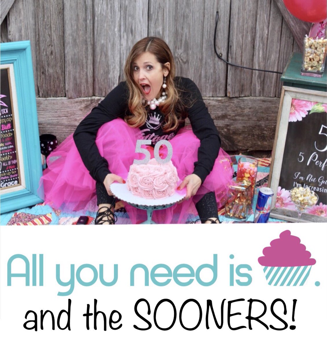 LenisDW's tweet photo. All I want for my 50th is a Sooner Rose Bowl win and a National Championship! I’m not asking for too much I don’t think! Blowing out a lot of candles and Making Wishes! C’mon boys, you got this! #soonersareonmyboard #soonerforlife #lovemysooners @baker_mayfield6 @LincolnRiley https://t.co/lq4iMx5a2Z
