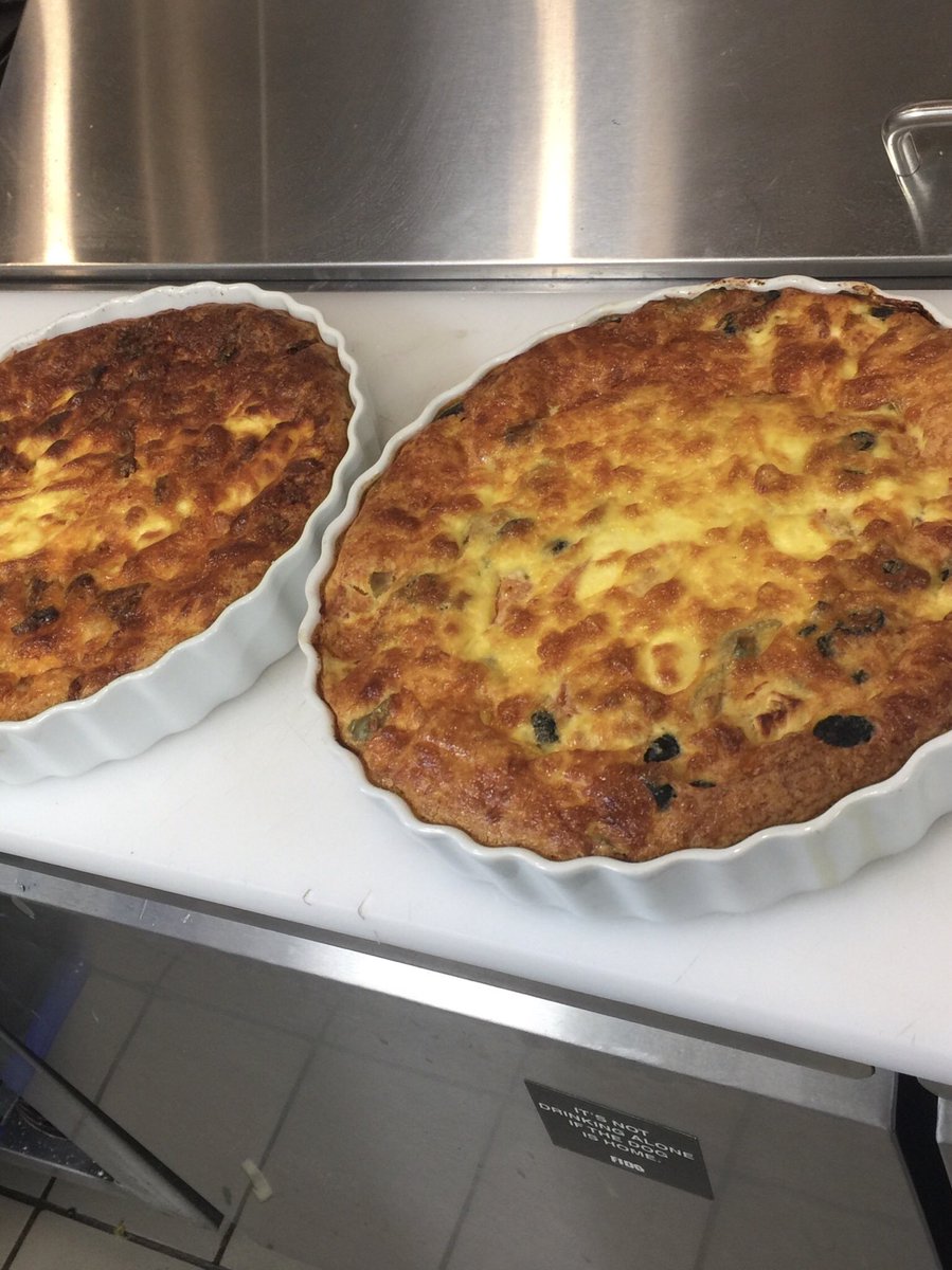 Fresh out of the oven! Did you know our quiches are gluten free and made from scratch?