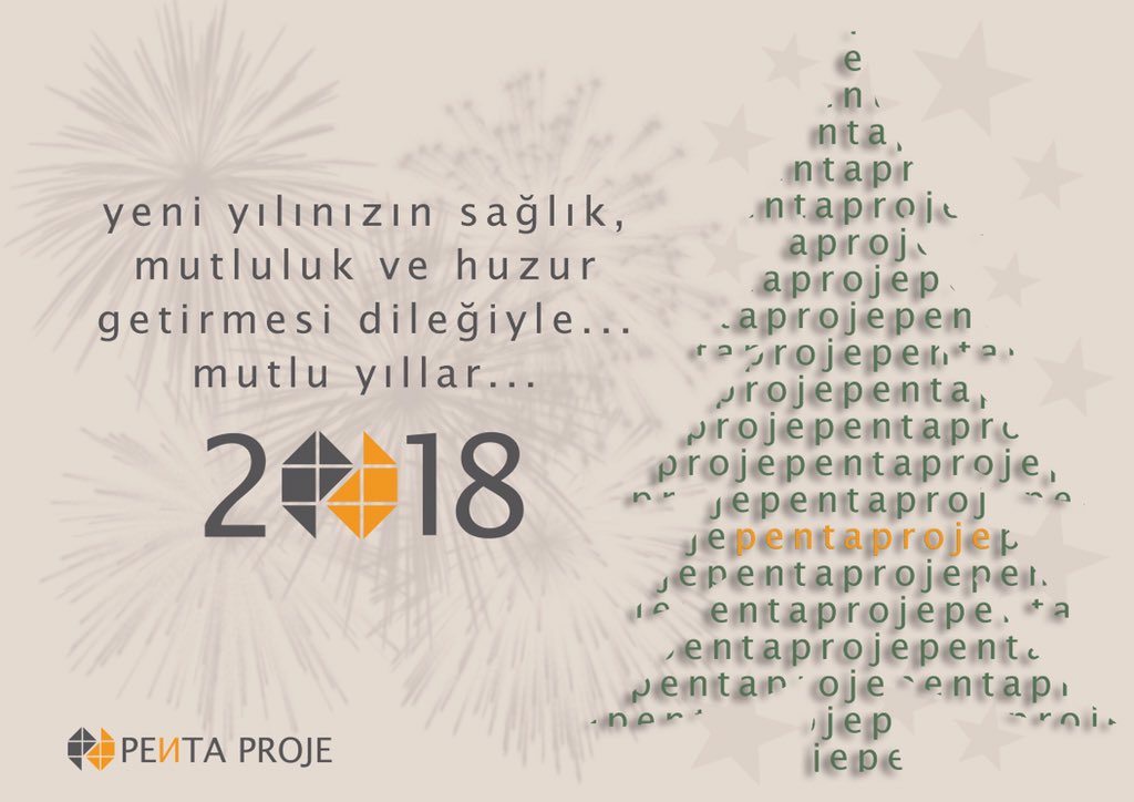 Mutlu yıllar🎄🎁🎊 #pentaproje #yeniyıl #2018
