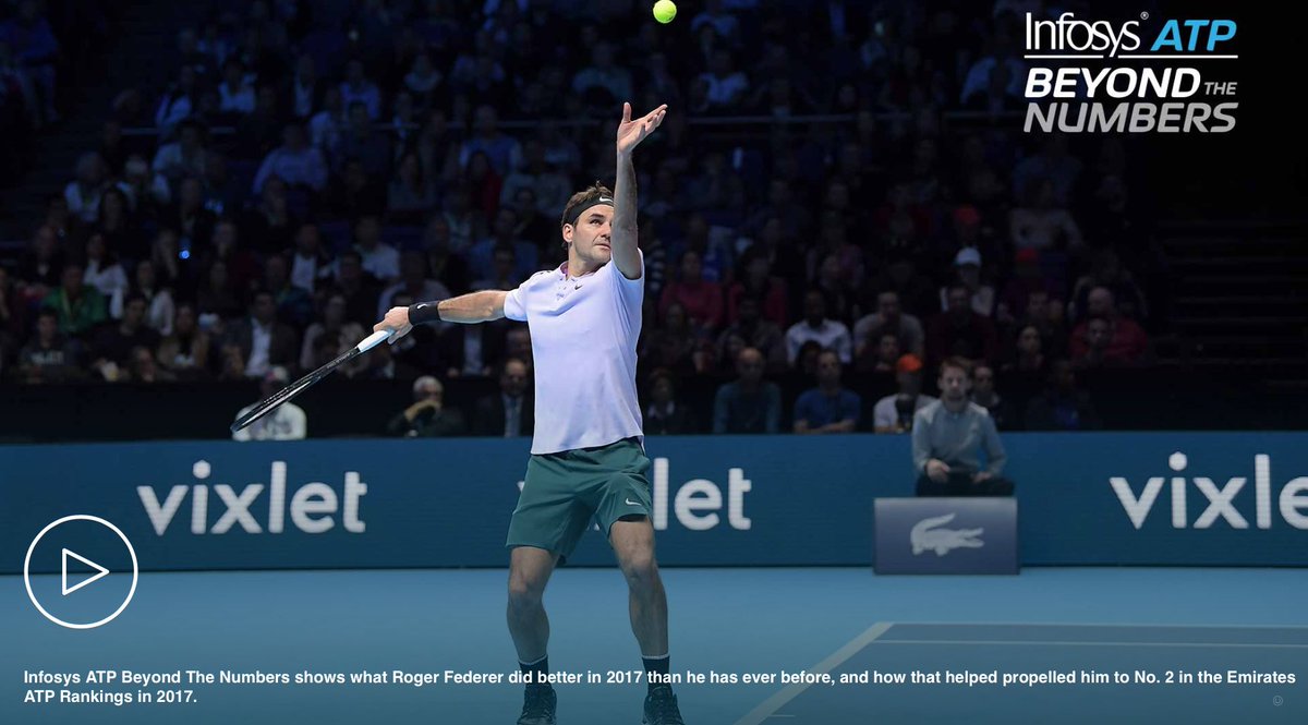 FACT: Roger #FEDERER put up better serve numbers in 2017 than any other season.
When you combine Federer's first and second serve points won in a single season from 1999 to the present, 2017 sits at the top of the mountain.
My #atp <a href="/Infosys/">Infosys</a> analysis.
atpworldtour.com/en/news/federe…