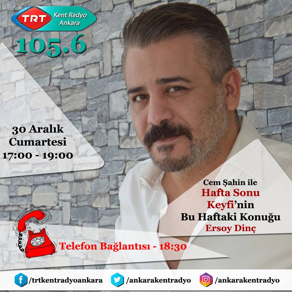 Ersoy Dinç, canlı bağlantı ile Hafta Sonu Keyfi programına konuk oldu.