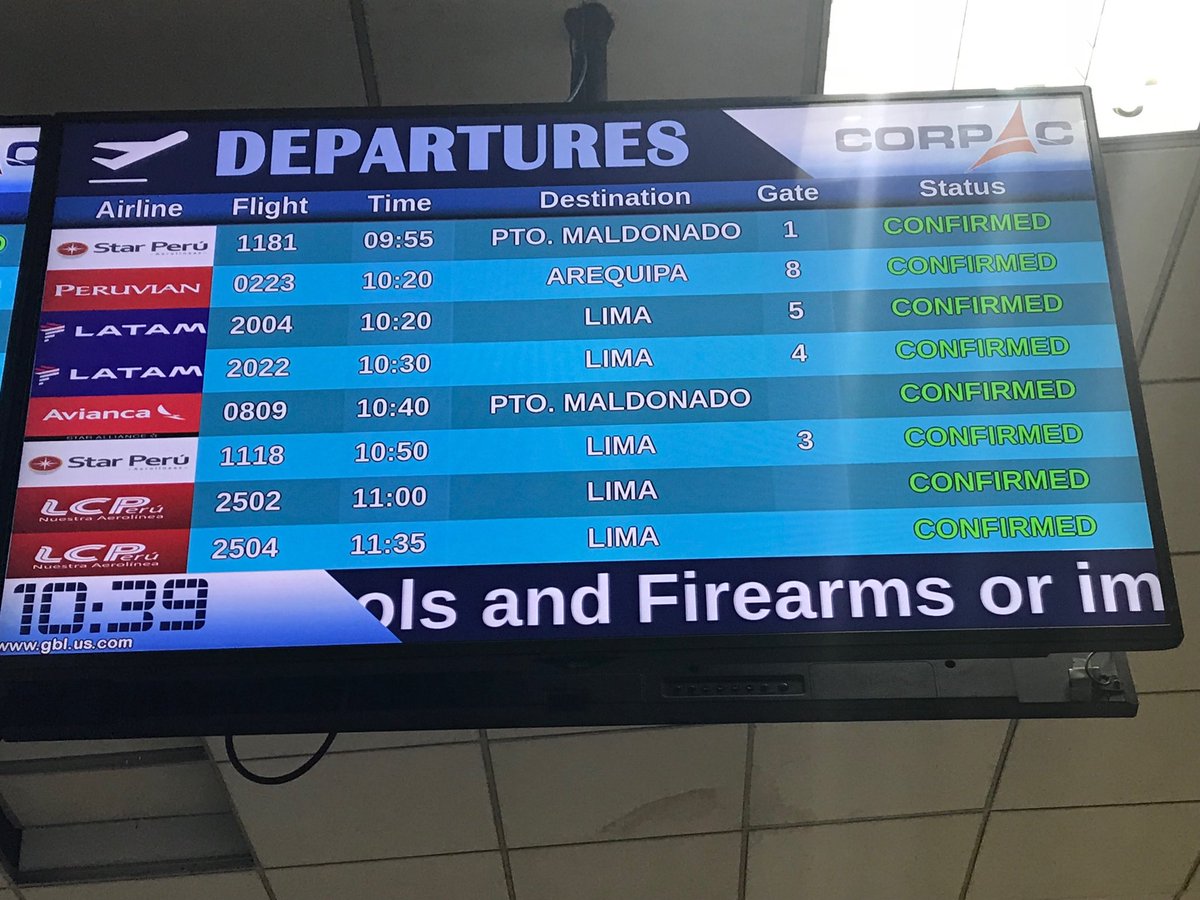 iTanuja's tweet photo. Stuck at Cusco airport since 5:40am, flights delayed more than 4 hrs already. @LCperucusco @lcperu #worstcustomerservice #badexperience https://t.co/WO6ys98jw6