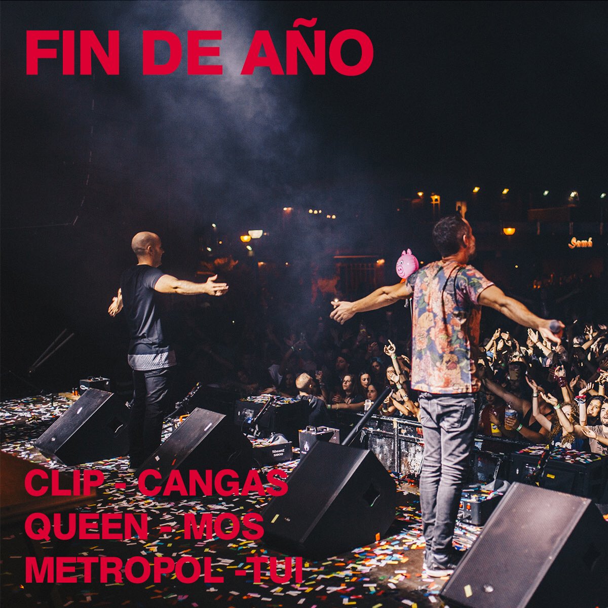 Se termina el año... un año lleno de buenos momentos y mucha música 🎧 
Queremos agradecer enormemente a todos los que nos seguís y apoyáis con cada nueva canción, actuación o proyecto, sin vosotros, esto no sería posible 🙏🏻🙏🏻🙏🏻