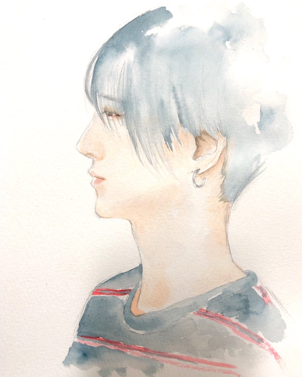 SacchiSmile's tweet photo. 遅くなったけどリクエストありがとうございます🙏💕
水彩難しいけど好き♡

描く度に惚れ惚れ(///_///)
#yesung #watercolor https://t.co/rrnHImjjPs