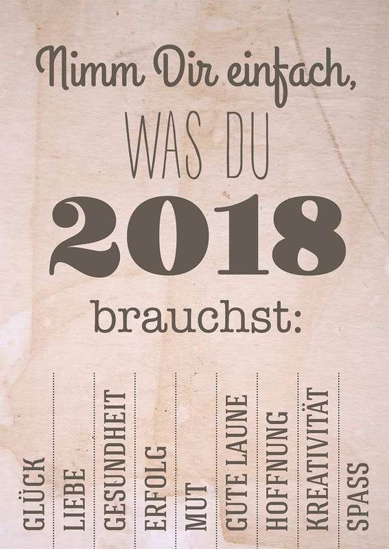 Mal ganz ohne gute Vorsätze ins Jahr 2018. Warum? Mehr unter on.fb.me/1J921QN - Happy New Year