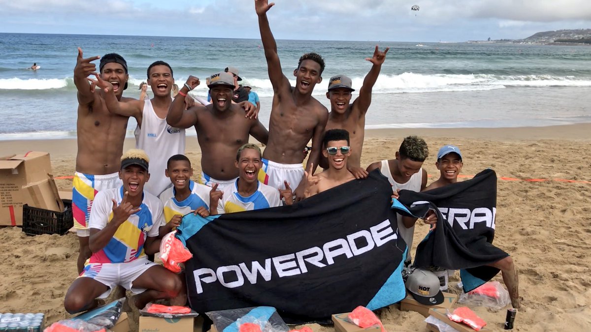 ThysLombard's tweet photo. The Rising Stars take the title today at Diaz Beach @HotSummerTouch Was great seeing the joy afterwards... https://t.co/sz6joFHDwY