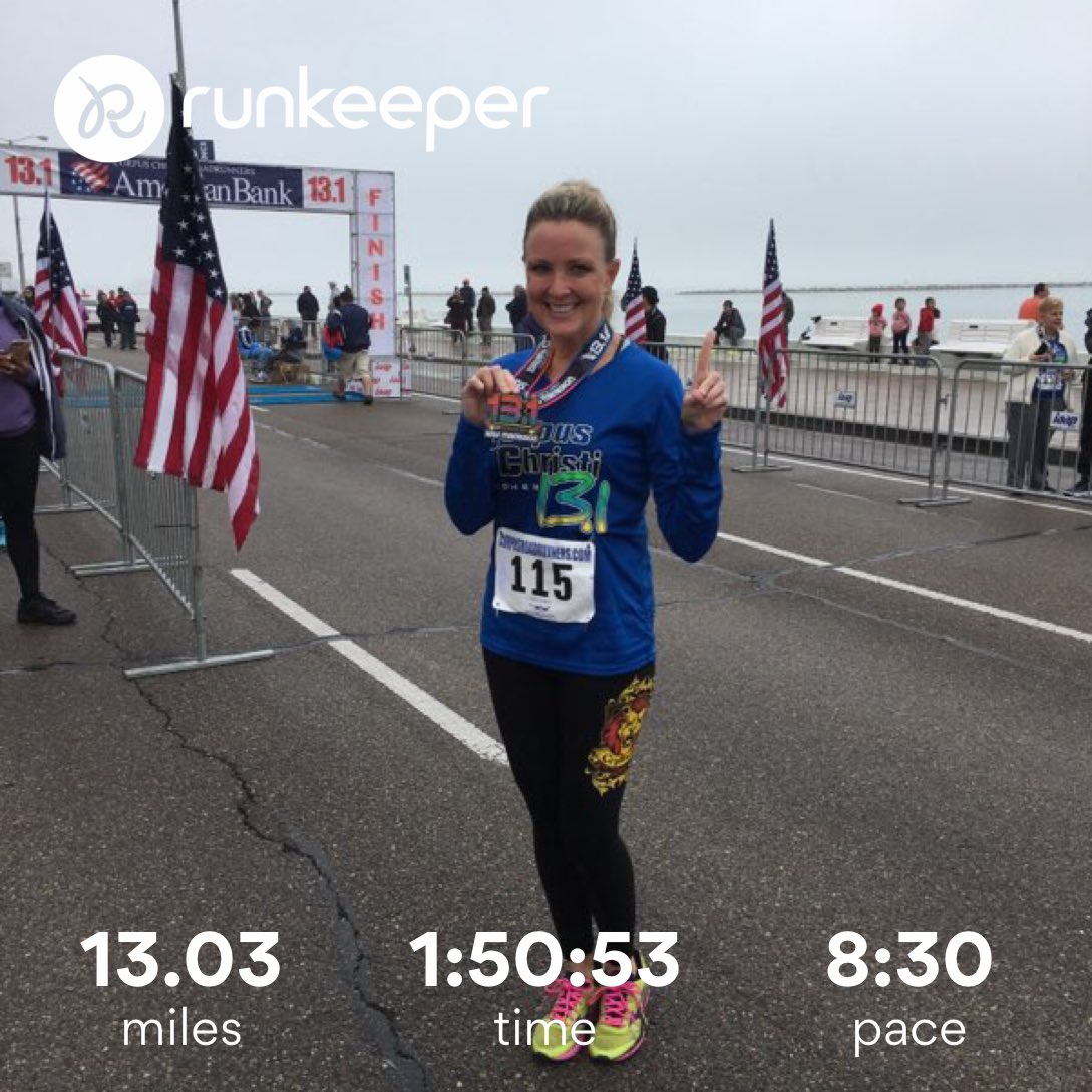 CarolynHoffmann's tweet photo. 1st place age group #halfmarathon #run #corpushalf #runner #winning https://t.co/QNhakHN8bD