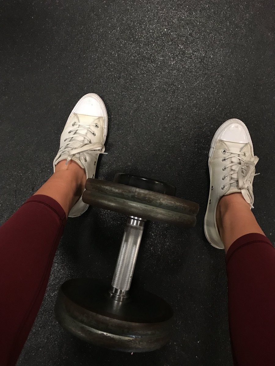 working out in converse