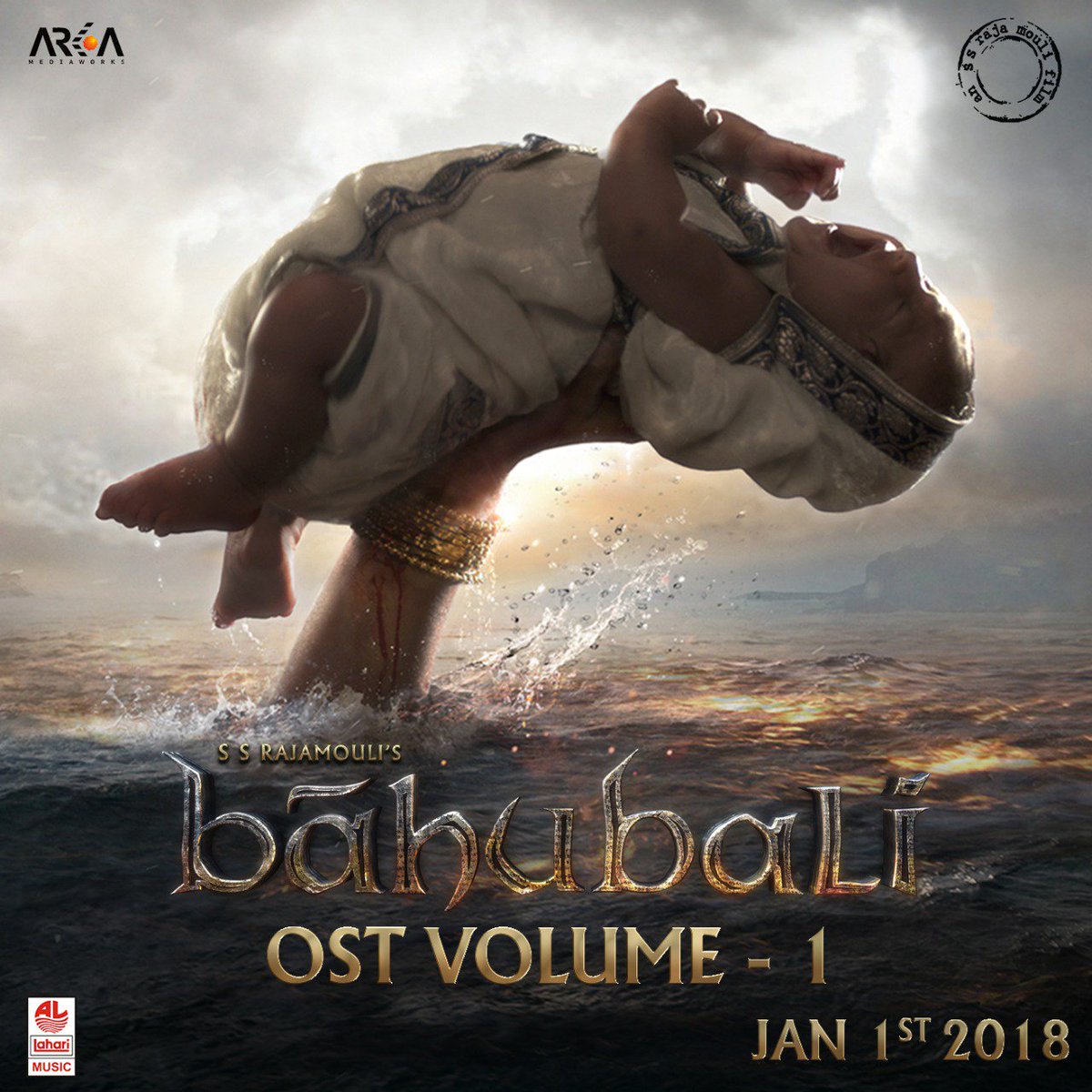 LahariMusic's tweet photo. Here's our New Year gift to you all.. Bringing the #BaahubaliOST Vol 1 on Jan 1st 2018. Stay tuned and Subscribe - https://t.co/XMhGg90uQg https://t.co/uvilgJN0wb