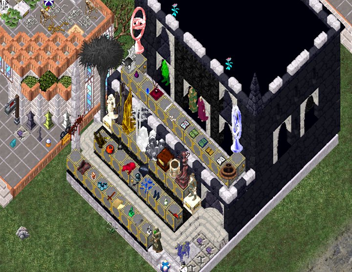 Nice selection of rares on auction safes at the rares fest. #UltimaOnline