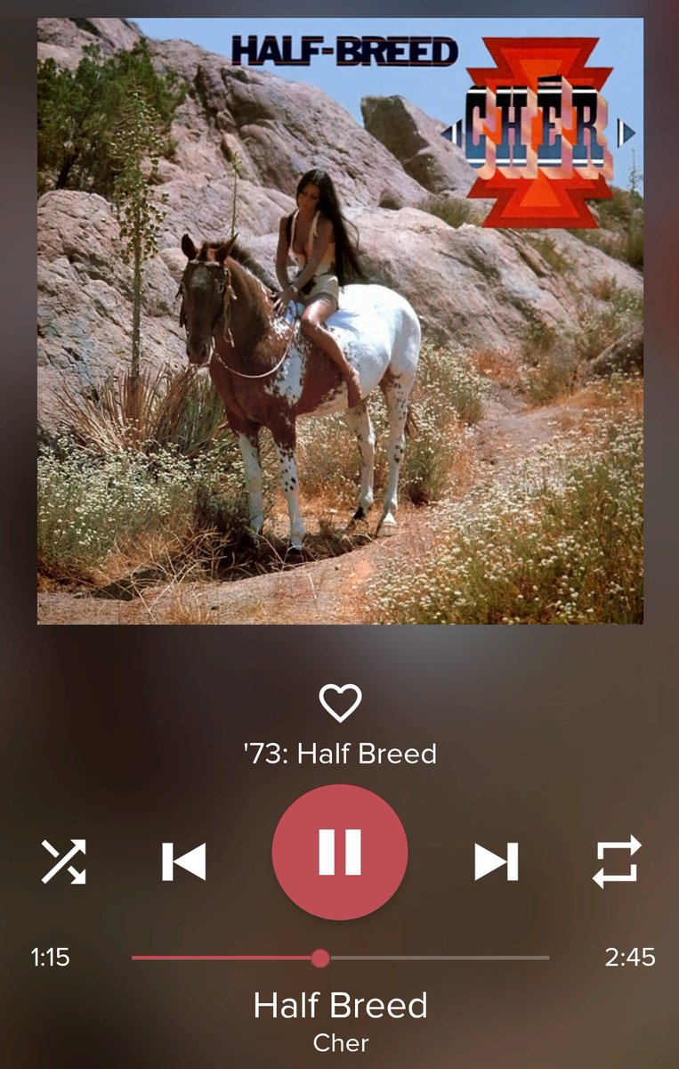 ErickHolland85's tweet photo. @cher Never played it so often as today lol. We love you and don't give in to the haters๐๐ #chercrew ๐ #imwithhalfbreed ๐ #keephalfbreed ๐ #savehalfbreed ๐ https://t.co/RsyMZ7GfrB